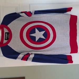 Marvel Comics Captain America Shield Knit Sweater Unisex Officially-licensed   L